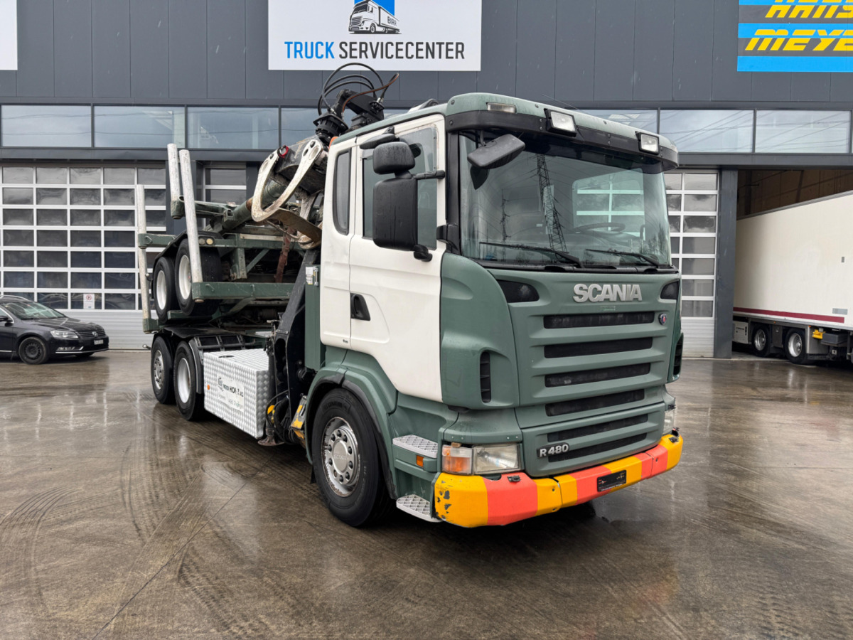 SCANIA R480 6x2 Loglift F265 mit Dolly - Camion grumier: photos 3 SCANIA R480 6x2 Loglift F265 mit Dolly - Camion grumier: photos 3