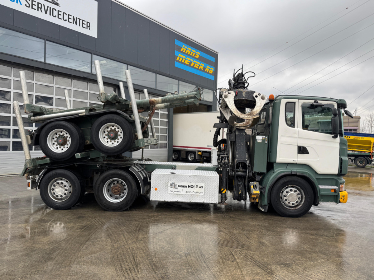 SCANIA R480 6x2 Loglift F265 mit Dolly - Camion grumier: photos 4 SCANIA R480 6x2 Loglift F265 mit Dolly - Camion grumier: photos 4