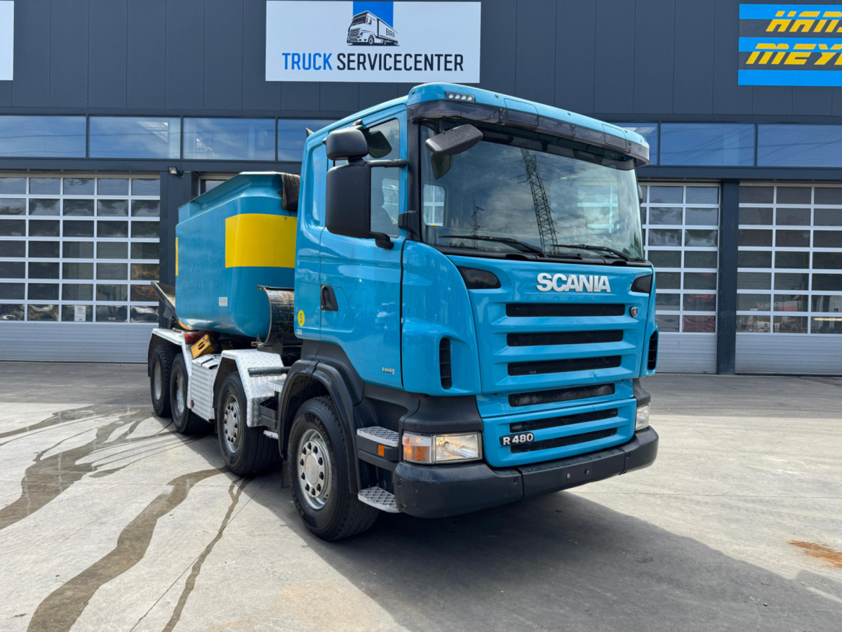 SCANIA R480 8x4 Moser 16m3 - Camion ampliroll: photos 3 SCANIA R480 8x4 Moser 16m3 - Camion ampliroll: photos 3