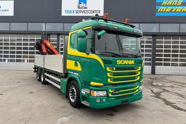 Scania G490 6x2 PK22002-4 - Camion grue, Camion plateau: photos 4 Scania G490 6x2 PK22002-4 - Camion grue, Camion plateau: photos 4