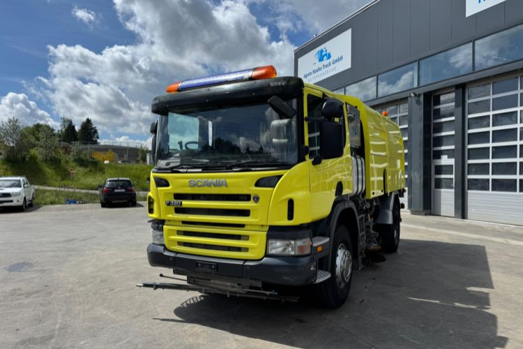 Scania P320 4x2 Valmetal Kehrmaschine - Balayeuse de voirie: photos 1 Scania P320 4x2 Valmetal Kehrmaschine - Balayeuse de voirie: photos 1
