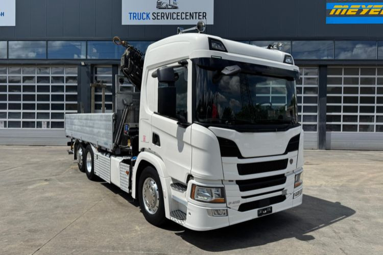 Scania P410 6x2 HMF1920-5 - Camion grue: photos 3 Scania P410 6x2 HMF1920-5 - Camion grue: photos 3