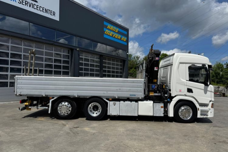Scania P410 6x2 HMF1920-5 - Camion grue: photos 5 Scania P410 6x2 HMF1920-5 - Camion grue: photos 5