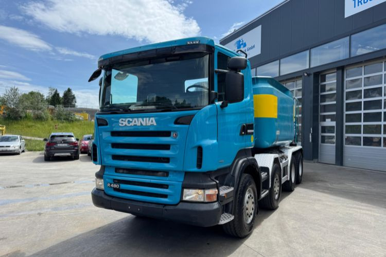 Scania R480 8x4 Moser 16m3 - Camion multibenne: photos 1 Scania R480 8x4 Moser 16m3 - Camion multibenne: photos 1