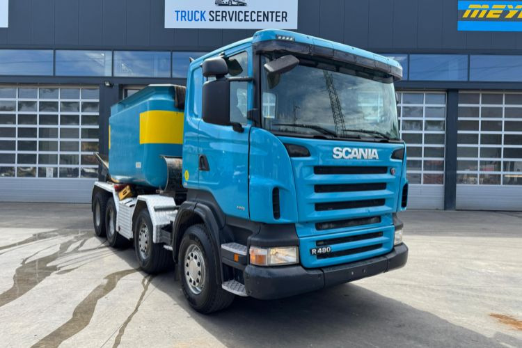 Scania R480 8x4 Moser 16m3 - Camion multibenne: photos 3 Scania R480 8x4 Moser 16m3 - Camion multibenne: photos 3