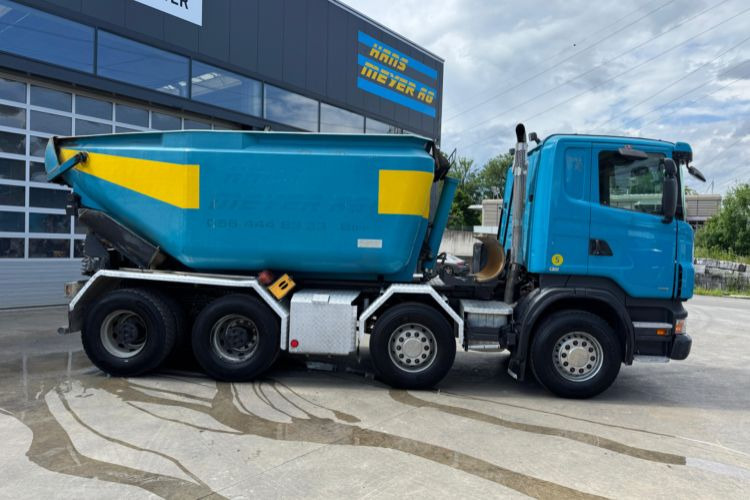 Scania R480 8x4 Moser 16m3 - Camion multibenne: photos 4 Scania R480 8x4 Moser 16m3 - Camion multibenne: photos 4