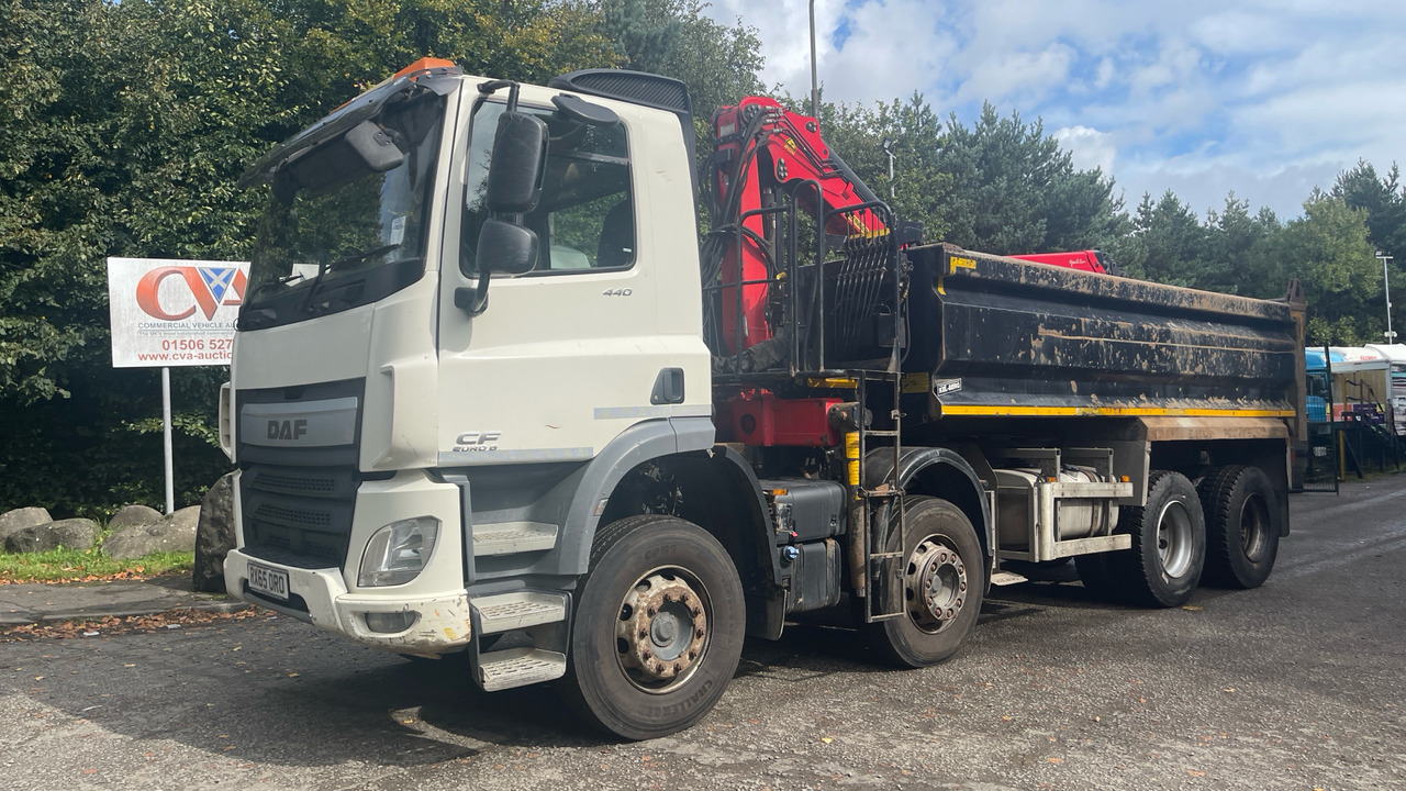 DAF CF 450 - Camion benne, Camion grue: photos 2 DAF CF 450 - Camion benne, Camion grue: photos 2