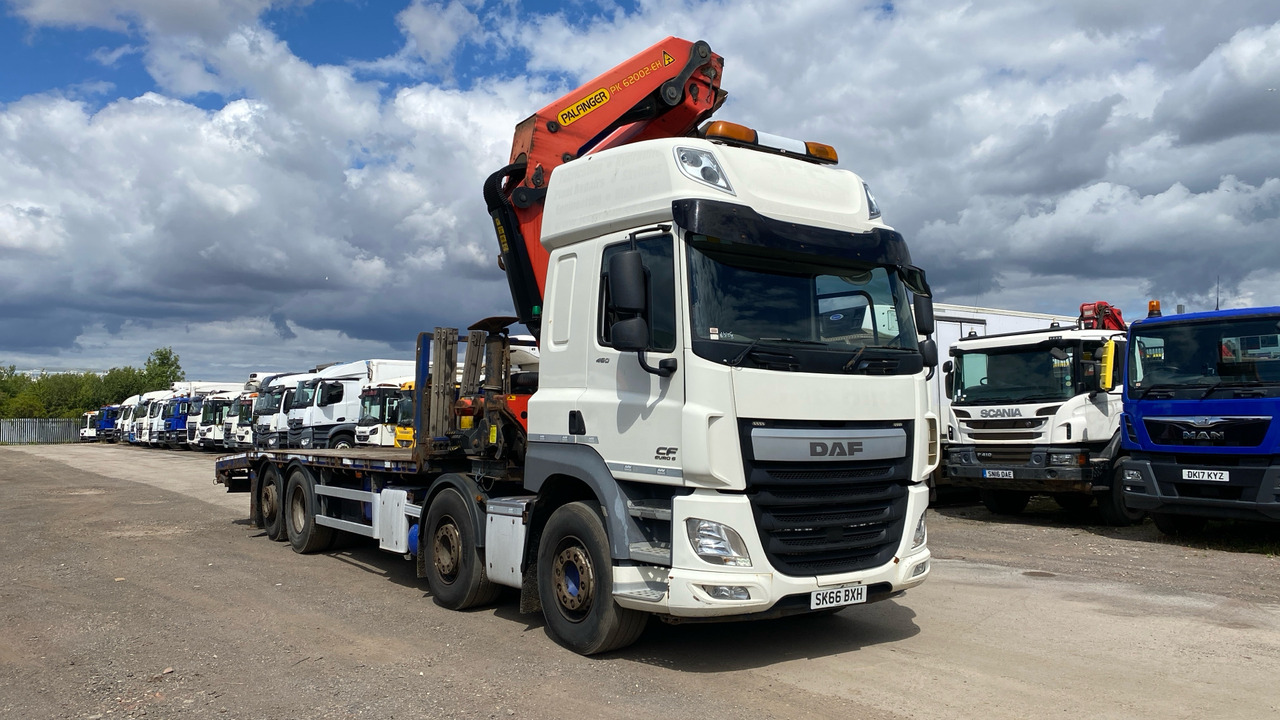 DAF CF 460 - Camion plateau, Camion grue: photos 1 DAF CF 460 - Camion plateau, Camion grue: photos 1