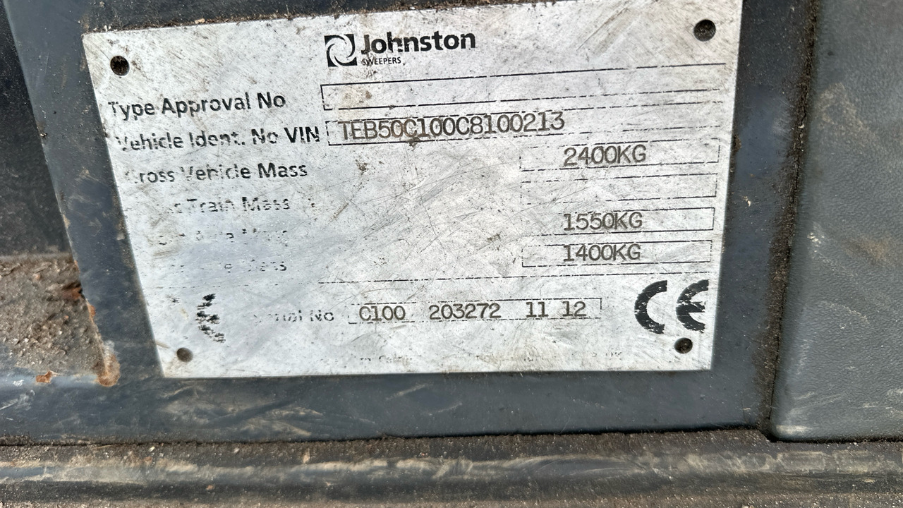 Balayeuse de voirie JOHNSTON C101: photos 12