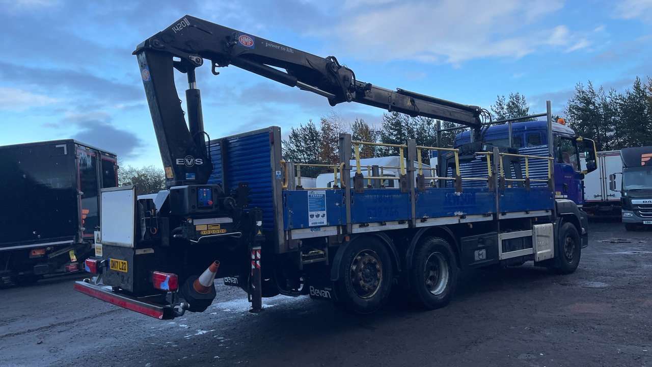 Man TGS 26.360 - Camion plateau, Camion grue: photos 4 Man TGS 26.360 - Camion plateau, Camion grue: photos 4