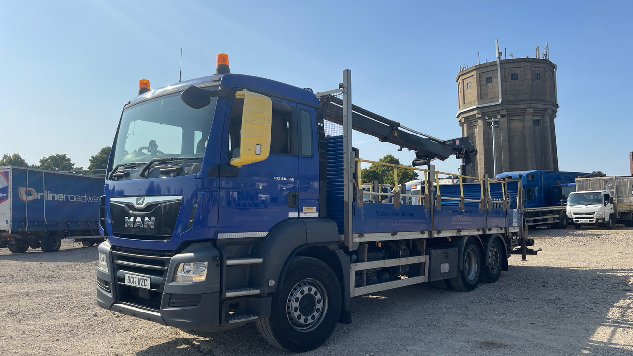 Man TGS 26.360 - Camion plateau, Camion grue: photos 2 Man TGS 26.360 - Camion plateau, Camion grue: photos 2