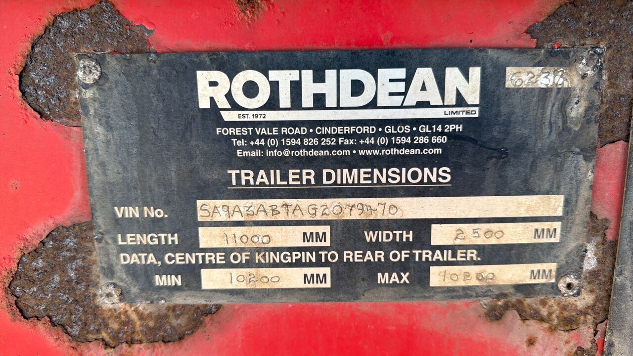 Remorque ROTHDEAN TIPPER: photos 12 Remorque ROTHDEAN TIPPER: photos 12