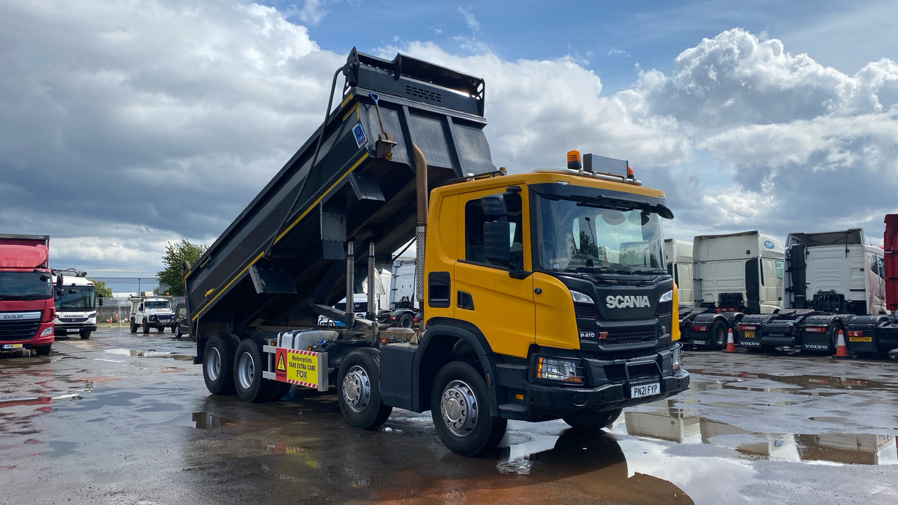 SCANIA P 410 XT - Camion benne: photos 1 SCANIA P 410 XT - Camion benne: photos 1