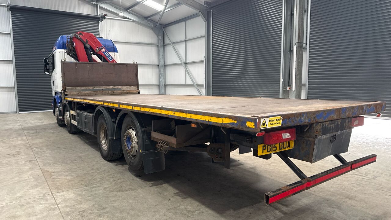 SCANIA R 450 - Camion plateau, Camion grue: photos 3 SCANIA R 450 - Camion plateau, Camion grue: photos 3