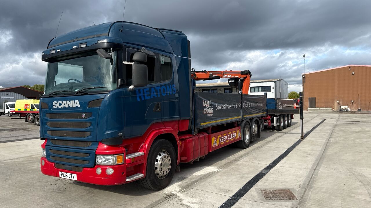 SCANIA R DRAWBAR RIG - Camion plateau: photos 2 SCANIA R DRAWBAR RIG - Camion plateau: photos 2