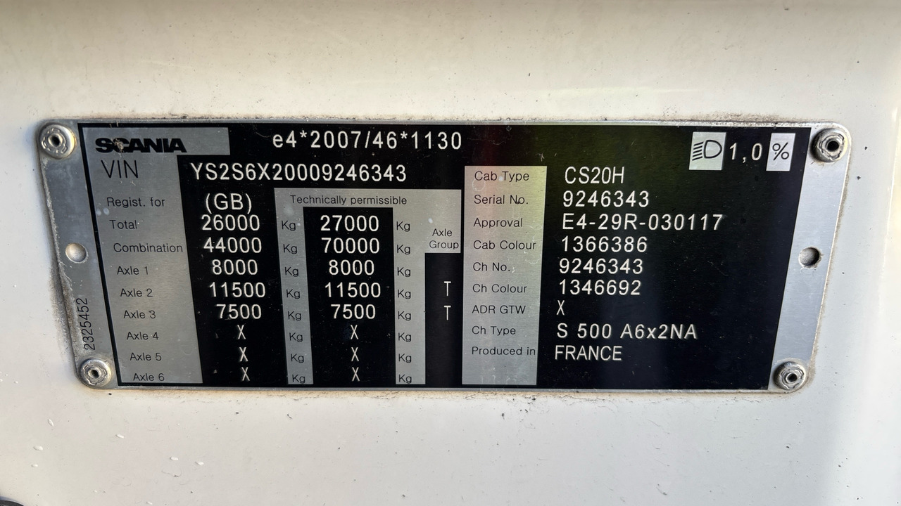 Tracteur routier SCANIA S 500: photos 12 Tracteur routier SCANIA S 500: photos 12