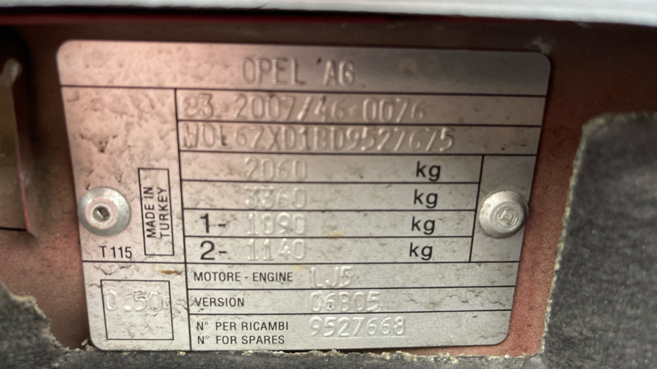 Fourgonnette VAUXHALL COMBO 2000 1.6 CDTI 16V 105ps H1 Van: photos 12