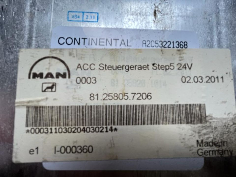 MAN CONTINENTAL VDO Elektronik FFR Steuergerät Nr 81.25805.7206 - Bloc de gestion pour Camion: photos 2 MAN CONTINENTAL VDO Elektronik FFR Steuergerät Nr 81.25805.7206 - Bloc de gestion pour Camion: photos 2