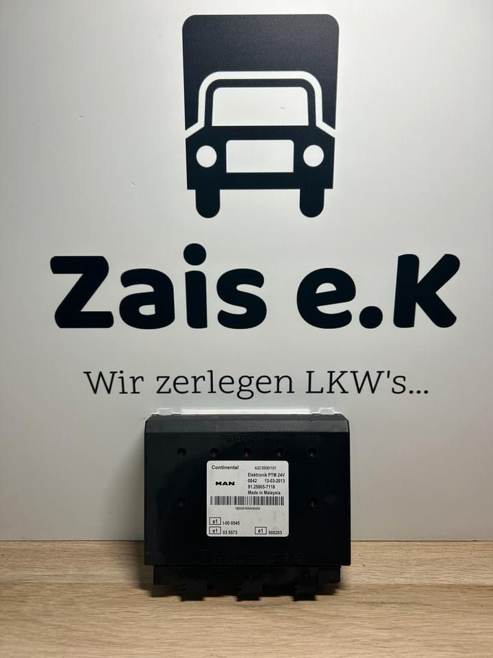 MAN Continental Elektronik PTM Steuergerät 81.25808-7118 - Bloc de gestion: photos 1 MAN Continental Elektronik PTM Steuergerät 81.25808-7118 - Bloc de gestion: photos 1