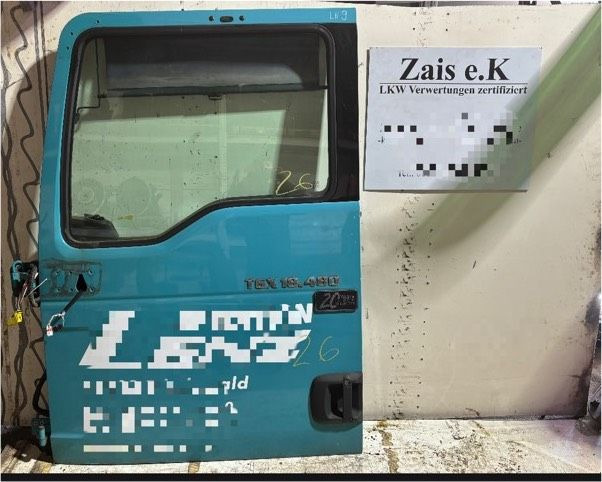 MAN TGX Fahrertür, Tür Türkis, Innenverkleidung LN 09 - Portière et pièces pour Camion: photos 1 MAN TGX Fahrertür, Tür Türkis, Innenverkleidung LN 09 - Portière et pièces pour Camion: photos 1