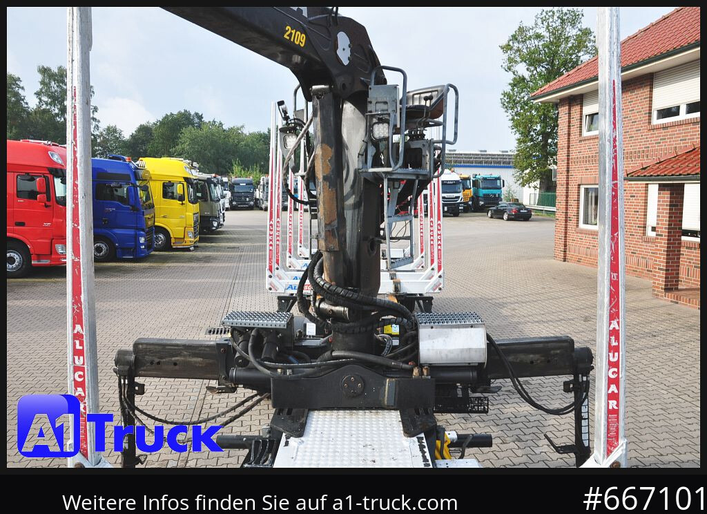 Camion, Camion grue MAN TGX 26.480, Holz Kesla 2109, 6x4,: photos 14