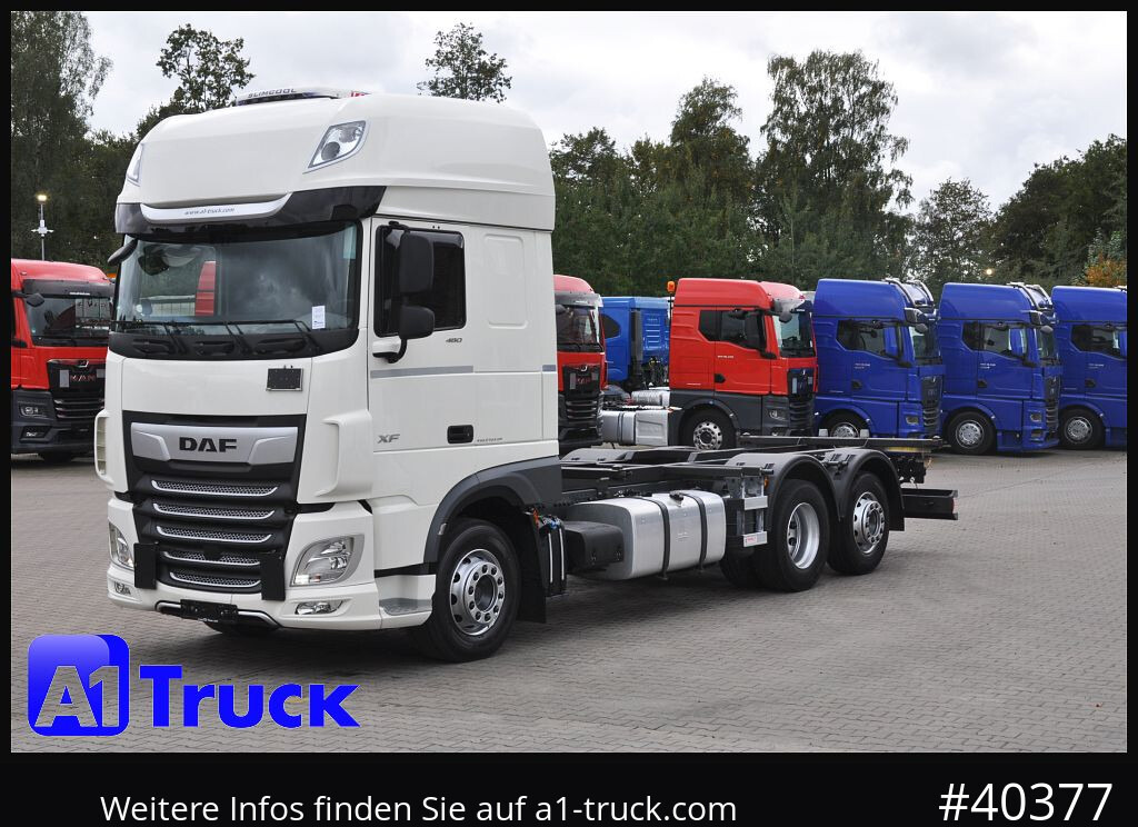 Camion porte-conteneur/ Caisse mobile DAF DAF XF 480 FAN SSC Intarder, Lenkachse Standlklima: photos 10
