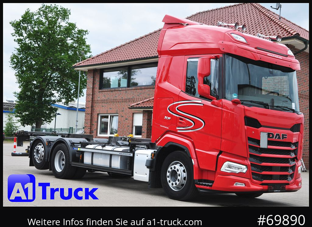 DAF XF 480, BDF, 7,45, 7,82, Lift-Lenkachse, - Camion porte-conteneur/ Caisse mobile: photos 1 DAF XF 480, BDF, 7,45, 7,82, Lift-Lenkachse, - Camion porte-conteneur/ Caisse mobile: photos 1