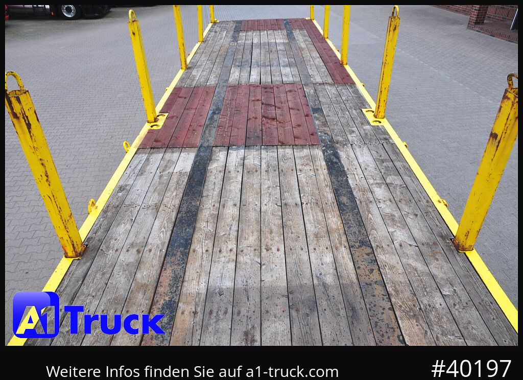 FAYMONVILLE Plattform, Steel Suspension, Container Twistlock, - Semi-remorque plateau: photos 3 FAYMONVILLE Plattform, Steel Suspension, Container Twistlock, - Semi-remorque plateau: photos 3