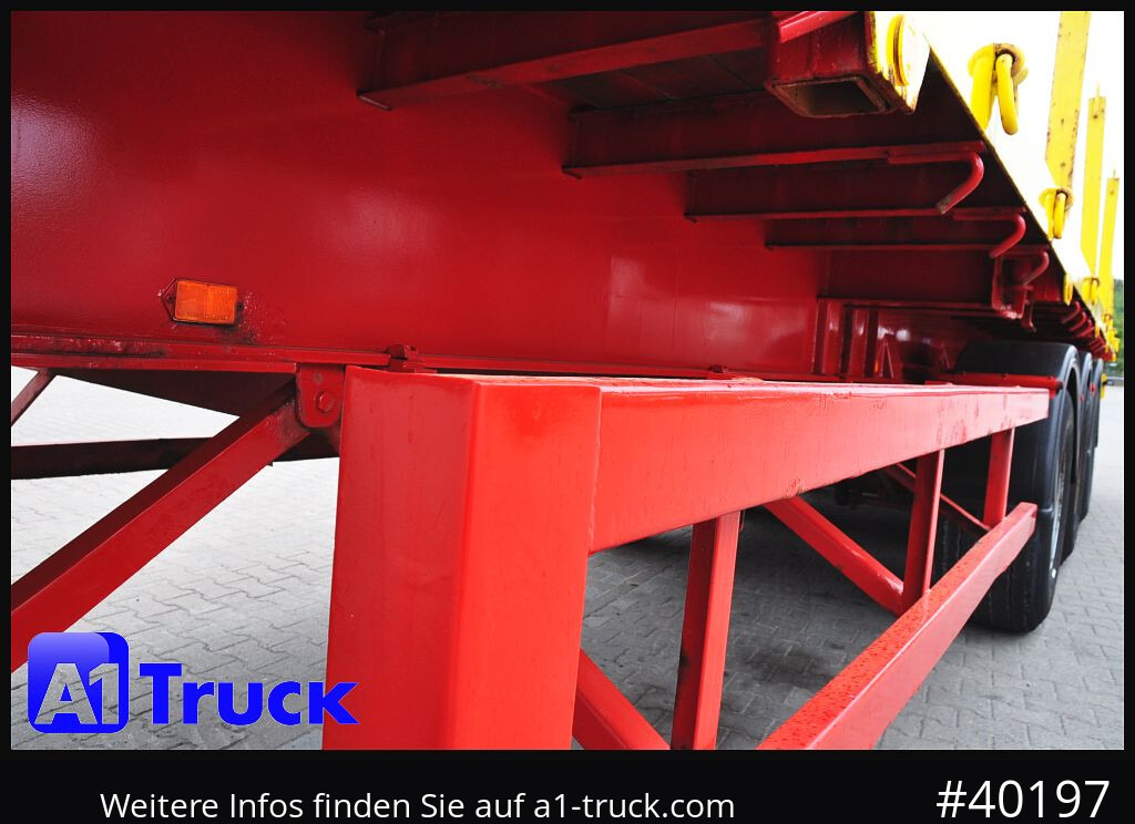 FAYMONVILLE Plattform, Steel Suspension, Container Twistlock, - Semi-remorque plateau: photos 2 FAYMONVILLE Plattform, Steel Suspension, Container Twistlock, - Semi-remorque plateau: photos 2
