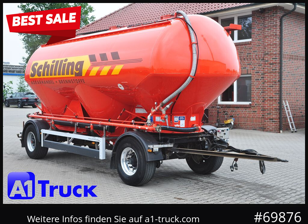 FELDBINDER HEUT 31.2 Silo, Futtermittel, 31m³, 3 Kammern, - Remorque citerne: photos 1 FELDBINDER HEUT 31.2 Silo, Futtermittel, 31m³, 3 Kammern, - Remorque citerne: photos 1