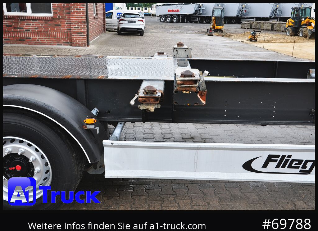 FLIEGL SDS 380, SAF Lift, 20/30/40 - 5100 Kg. - Semi-remorque porte-conteneur/ Caisse mobile: photos 5 FLIEGL SDS 380, SAF Lift, 20/30/40 - 5100 Kg. - Semi-remorque porte-conteneur/ Caisse mobile: photos 5