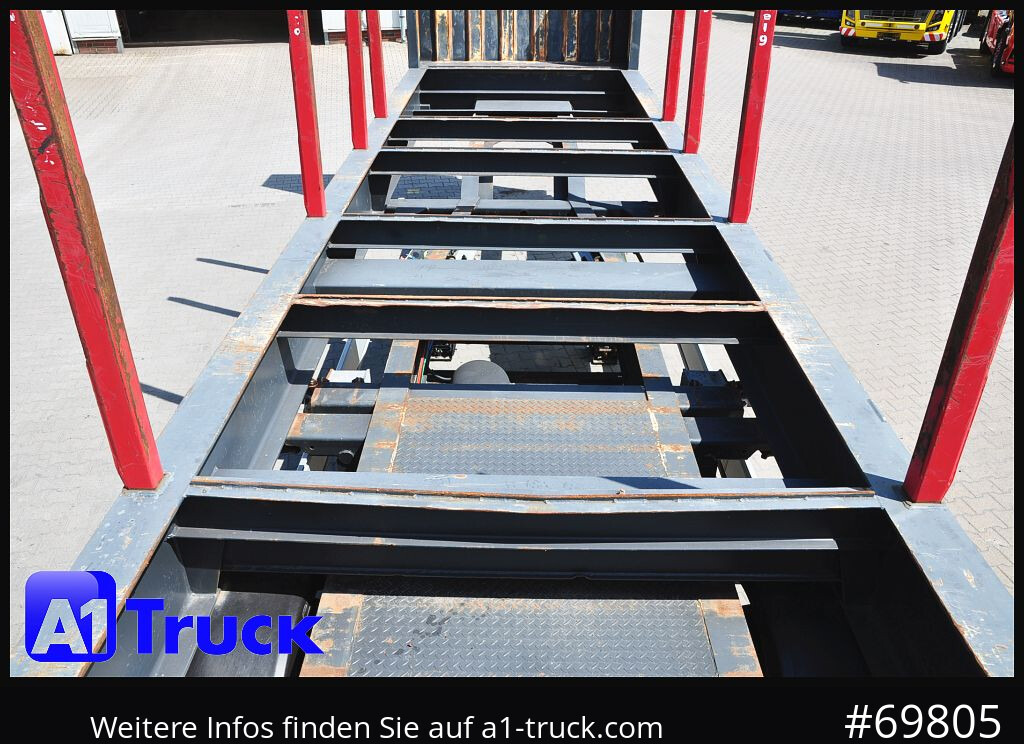 Semi-remorque grumier FLIEGL SDS01, Langholz, Containeraufbau, Liftachse,: photos 15