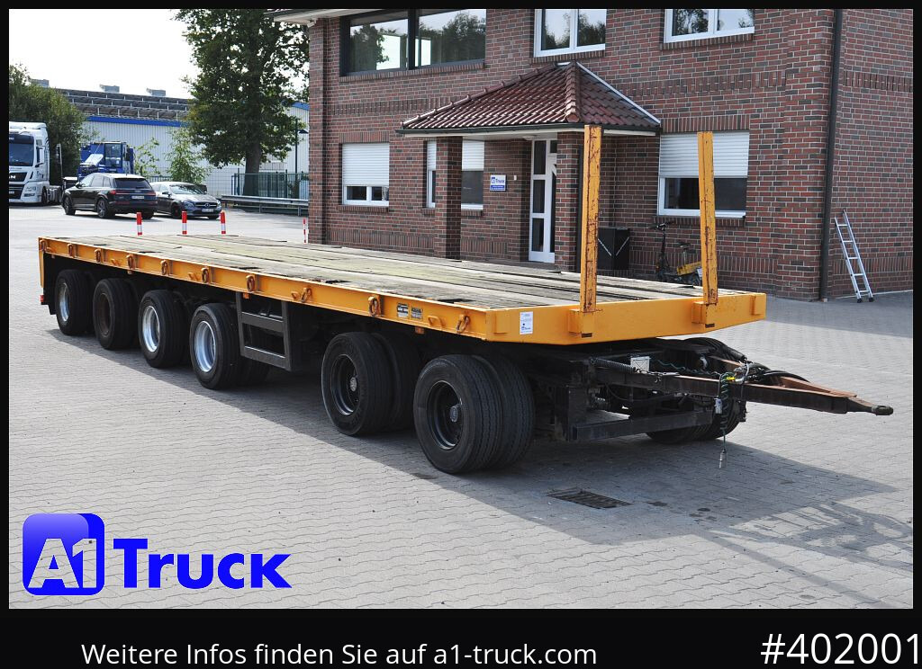 GOLDHOFER 6achs Plattform, Ballast, 60to., Schwerlast, - Remorque plateau: photos 1 GOLDHOFER 6achs Plattform, Ballast, 60to., Schwerlast, - Remorque plateau: photos 1