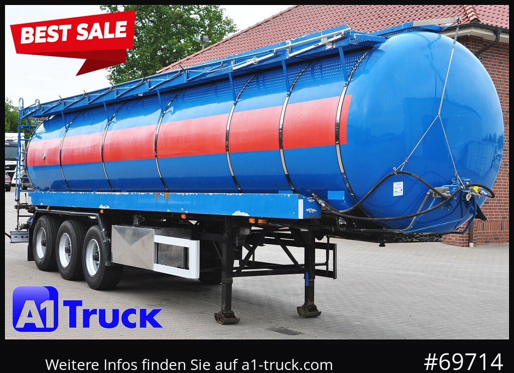 HENDRICKS,GOCH ca 32m³ Vogelsang Pumpe Gülle Sickerwasser - Semi-remorque citerne: photos 1 HENDRICKS,GOCH ca 32m³ Vogelsang Pumpe Gülle Sickerwasser - Semi-remorque citerne: photos 1