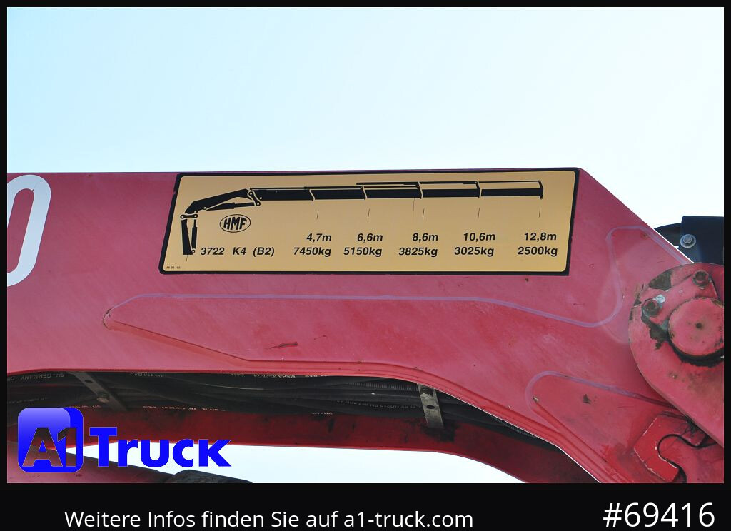 IVECO 420 6x4, HMF3722 Jib Funk Seilwinde, - Camion grue: photos 3 IVECO 420 6x4, HMF3722 Jib Funk Seilwinde, - Camion grue: photos 3