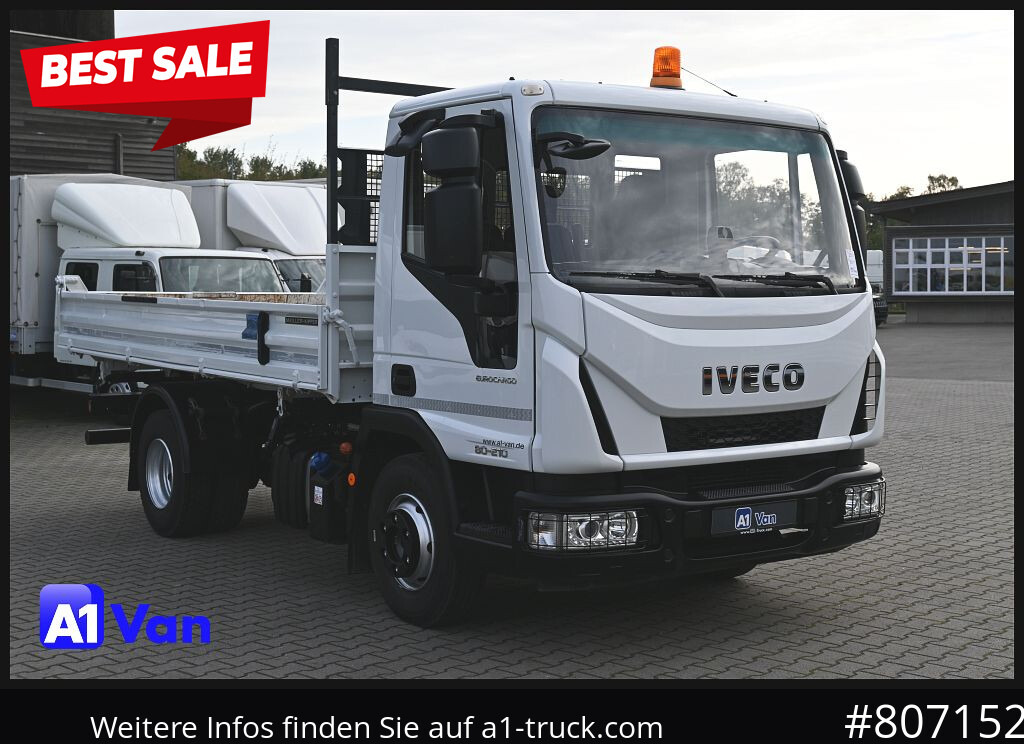 IVECO Eurocargo 80E21 Kipper, Meiller, Klima, 2x AHK - Camion benne: photos 1 IVECO Eurocargo 80E21 Kipper, Meiller, Klima, 2x AHK - Camion benne: photos 1