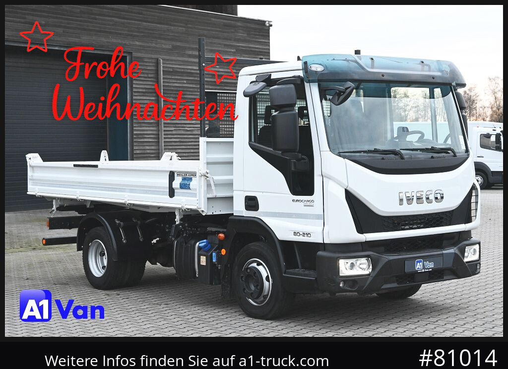 IVECO Eurocargo 80E21 Kipper, Meiller, Klima, 2x AHK - Véhicule utilitaire benne: photos 1 IVECO Eurocargo 80E21 Kipper, Meiller, Klima, 2x AHK - Véhicule utilitaire benne: photos 1