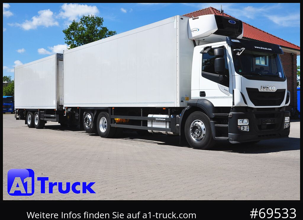 IVECO Stralis 420 Kühlzug Durchladbar Carrier Schmitz - Camion frigorifique: photos 1 IVECO Stralis 420 Kühlzug Durchladbar Carrier Schmitz - Camion frigorifique: photos 1