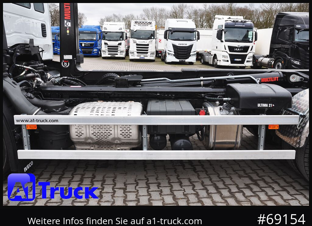 IVECO X-Way AD280X42, HIAB Multilift, Lenk- Liftachse, - Camion ampliroll: photos 2 IVECO X-Way AD280X42, HIAB Multilift, Lenk- Liftachse, - Camion ampliroll: photos 2