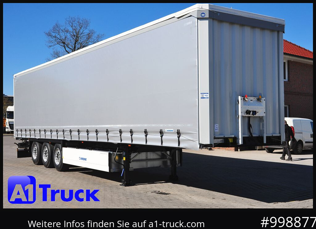 KRONE 5 x SD Tautliner, mit TPMS, NEU, sofort verfügbar, - Semi-remorque rideaux coulissants: photos 1 KRONE 5 x SD Tautliner, mit TPMS, NEU, sofort verfügbar, - Semi-remorque rideaux coulissants: photos 1