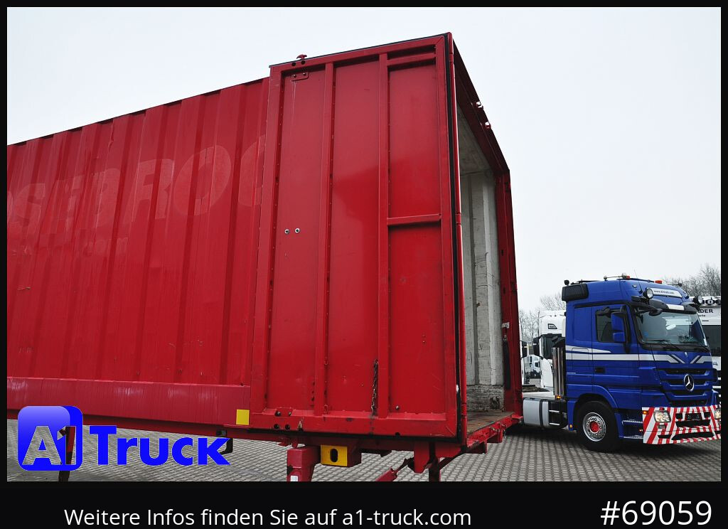KRONE BDF 7,45 Wechselbrücke Koffer, Zurrösen in den Seitenwänden - Carrosserie fourgon: photos 2 KRONE BDF 7,45 Wechselbrücke Koffer, Zurrösen in den Seitenwänden - Carrosserie fourgon: photos 2