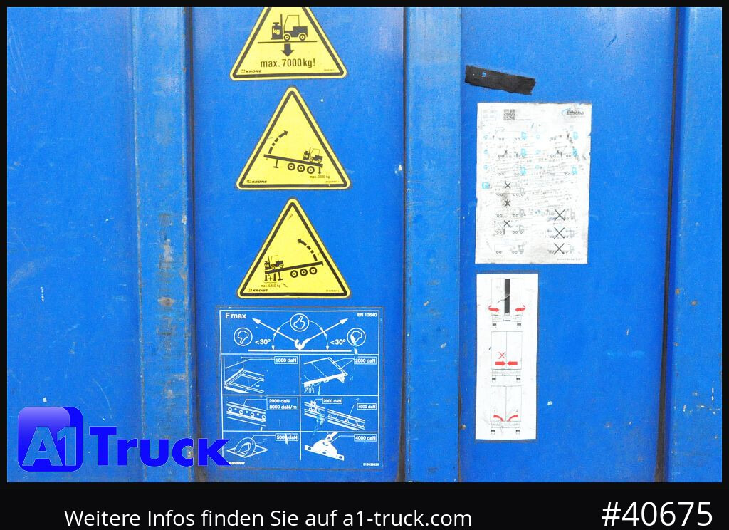 KRONE SD 27, Staplerhalterung, Liftachse, Lenkachse - Semi-remorque rideaux coulissants: photos 3 KRONE SD 27, Staplerhalterung, Liftachse, Lenkachse - Semi-remorque rideaux coulissants: photos 3