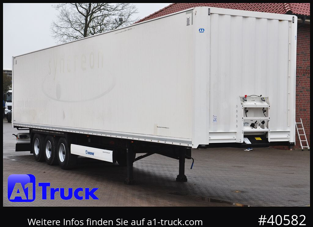 KRONE SDK 27, Koffer, 1 Vorbesitzer, Plywood, - Semi-remorque fourgon: photos 1 KRONE SDK 27, Koffer, 1 Vorbesitzer, Plywood, - Semi-remorque fourgon: photos 1