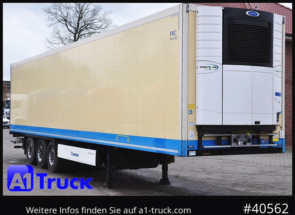 KRONE SDR 27 Carrier 1950 Mt. Doppelstock Lift,TÜV 07/2026 - Semi-remorque frigorifique: photos 1 KRONE SDR 27 Carrier 1950 Mt. Doppelstock Lift,TÜV 07/2026 - Semi-remorque frigorifique: photos 1