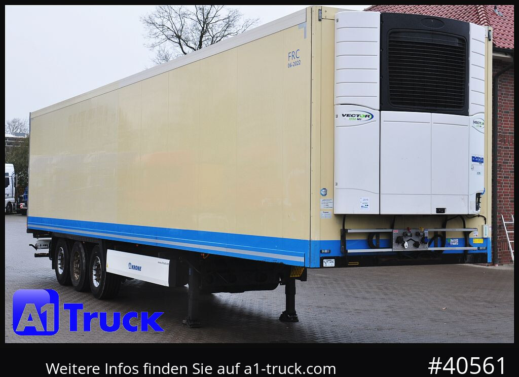 KRONE SDR 27 Carrier 1950 Mt. Doppelstock Lift,TÜV 07/2026 - Semi-remorque frigorifique: photos 1 KRONE SDR 27 Carrier 1950 Mt. Doppelstock Lift,TÜV 07/2026 - Semi-remorque frigorifique: photos 1