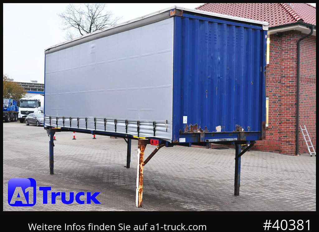 KRONE Wechselbrücke 7,45 neue Plane, Bordwand - Carrosserie bâchee: photos 1 KRONE Wechselbrücke 7,45 neue Plane, Bordwand - Carrosserie bâchee: photos 1