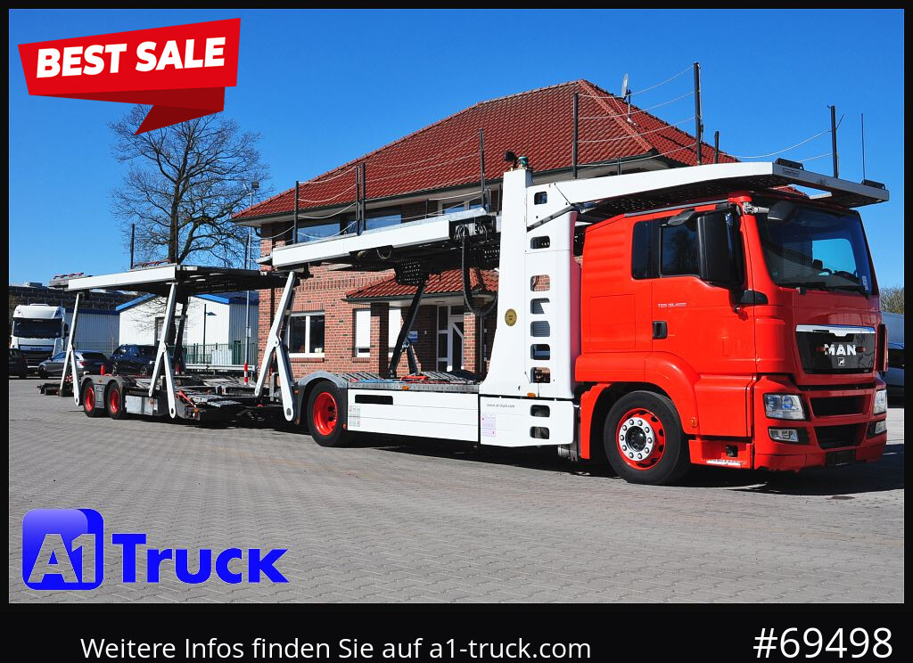 MAN 18.400 TGX, Autotransporter Kässbohrer, - Camion porte-voitures: photos 1 MAN 18.400 TGX, Autotransporter Kässbohrer, - Camion porte-voitures: photos 1