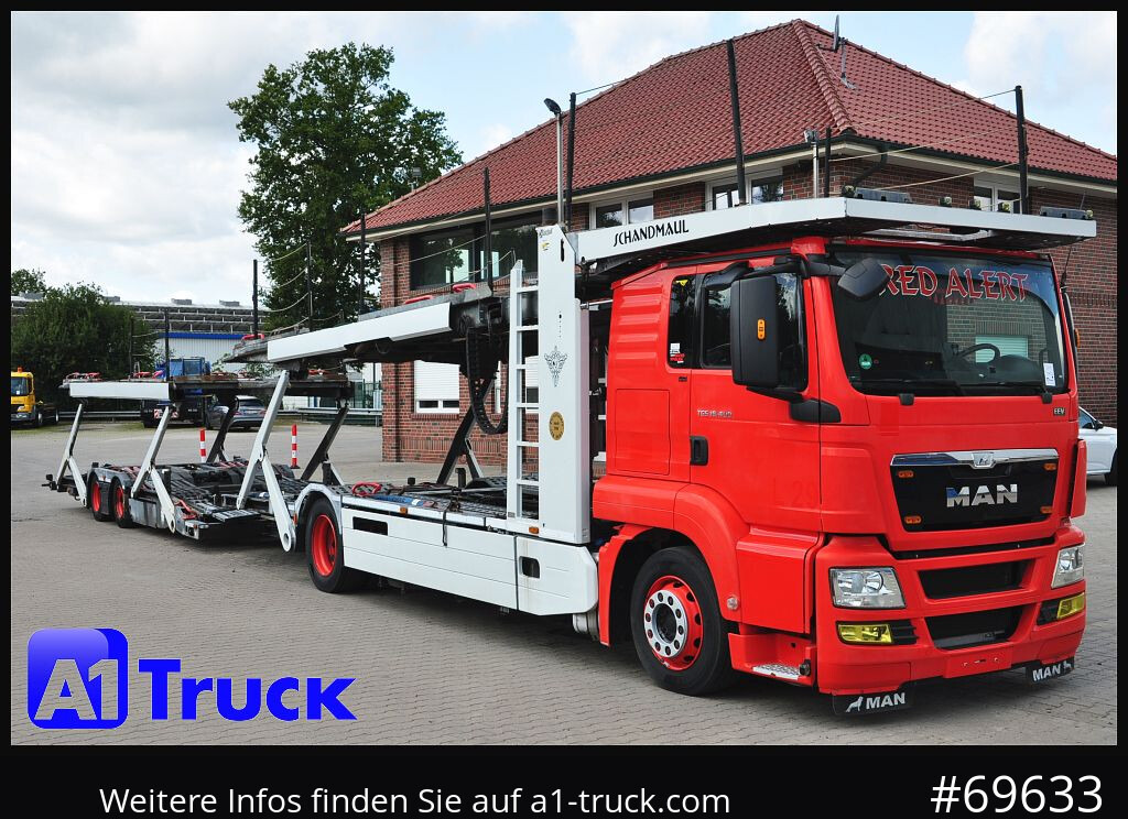 MAN 18.400 TGX, Autotransporter Kässbohrer, - Camion porte-voitures: photos 1 MAN 18.400 TGX, Autotransporter Kässbohrer, - Camion porte-voitures: photos 1