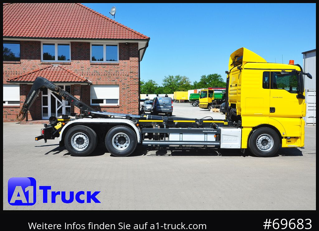 MAN TGX 26,500, Meiller,Funk, Lift-Lenk - Camion ampliroll: photos 3 MAN TGX 26,500, Meiller,Funk, Lift-Lenk - Camion ampliroll: photos 3