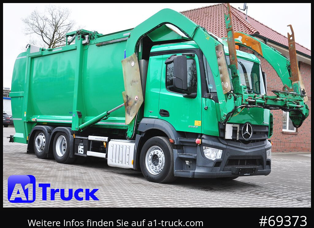 MERCEDES-BENZ Antos 2533, HS Millenium XXL37 Überkopflader, - Benne à ordures ménagères: photos 1 MERCEDES-BENZ Antos 2533, HS Millenium XXL37 Überkopflader, - Benne à ordures ménagères: photos 1